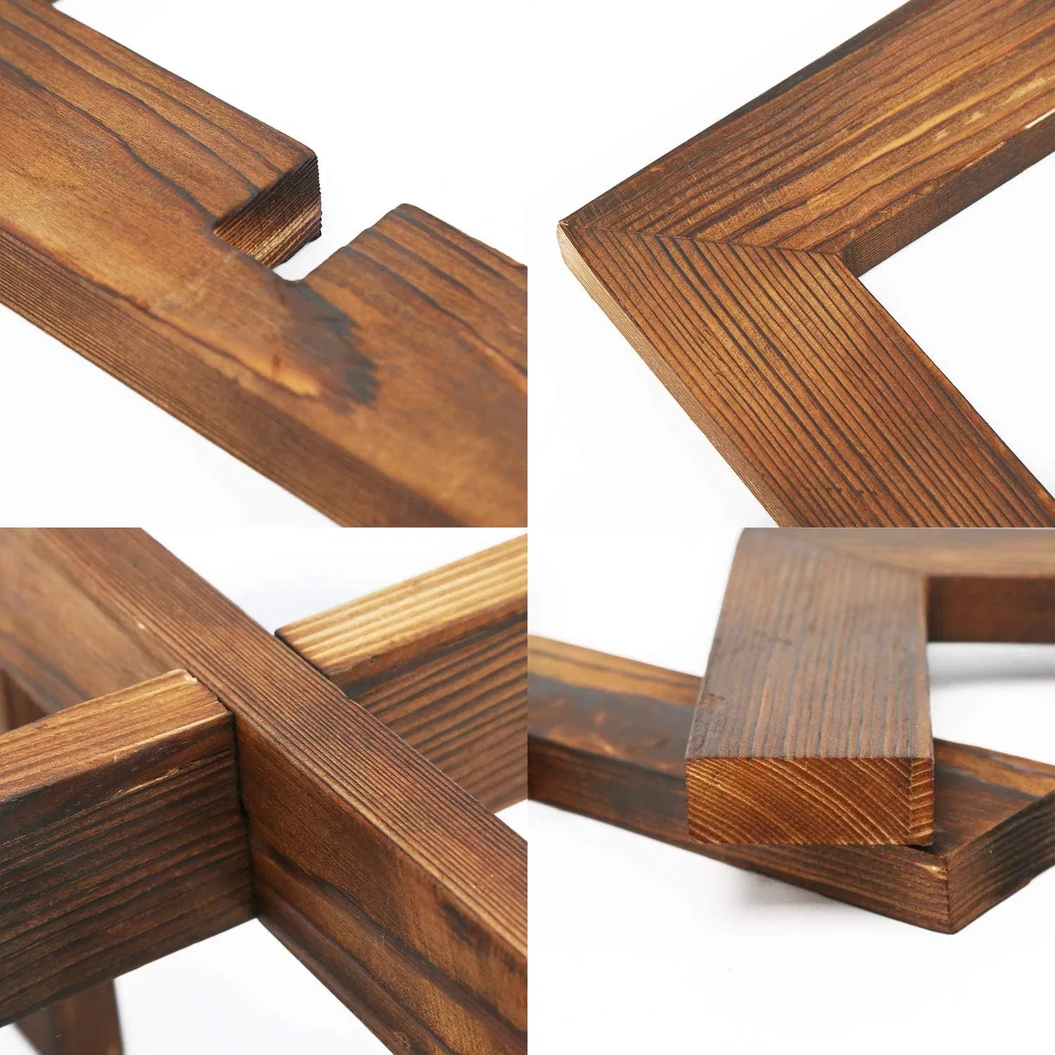 Indoor Low and Short Wooden Plant Rack