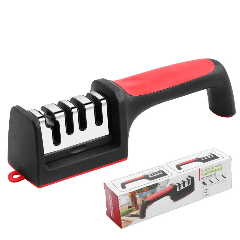 New 4 in 1 Household Knife Sharpener Creative Manual Fast Sharpening Knife Scissors Tool Knife Sharpener