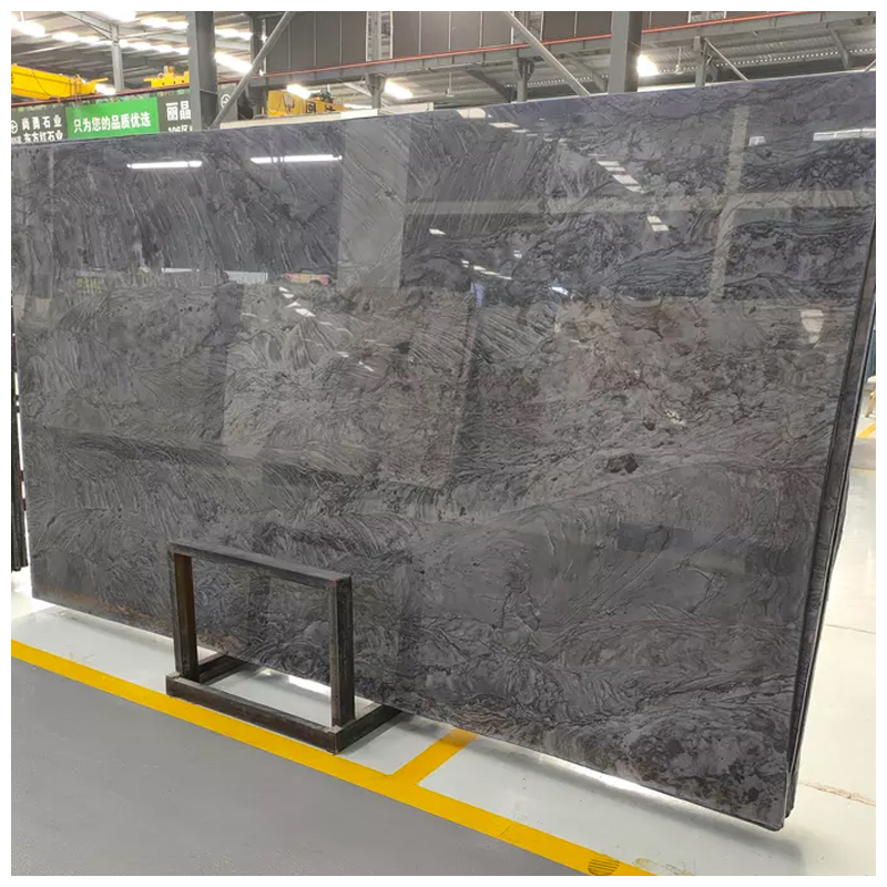 Brazilian Exotic Pure Grey Adamantium Quartzite Slabs for Countertops and Wall