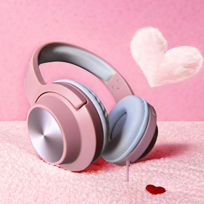 Wired Headphones Earphones with Microphone Volume Control Over-Ear Airline Earphone