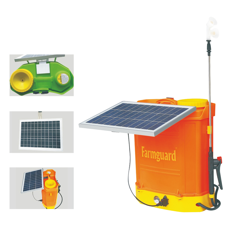 Taizhou Guangfeng 16L/20L Agricultural Knapsack Battery Electric Type Pump Solar Power Sprayer