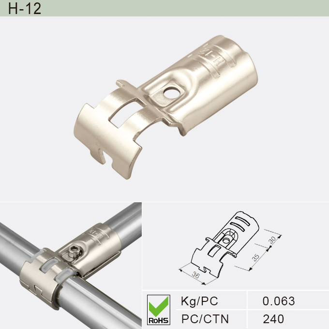 Rust-Proof Metal Joint for Lean Pipe System (H-12)