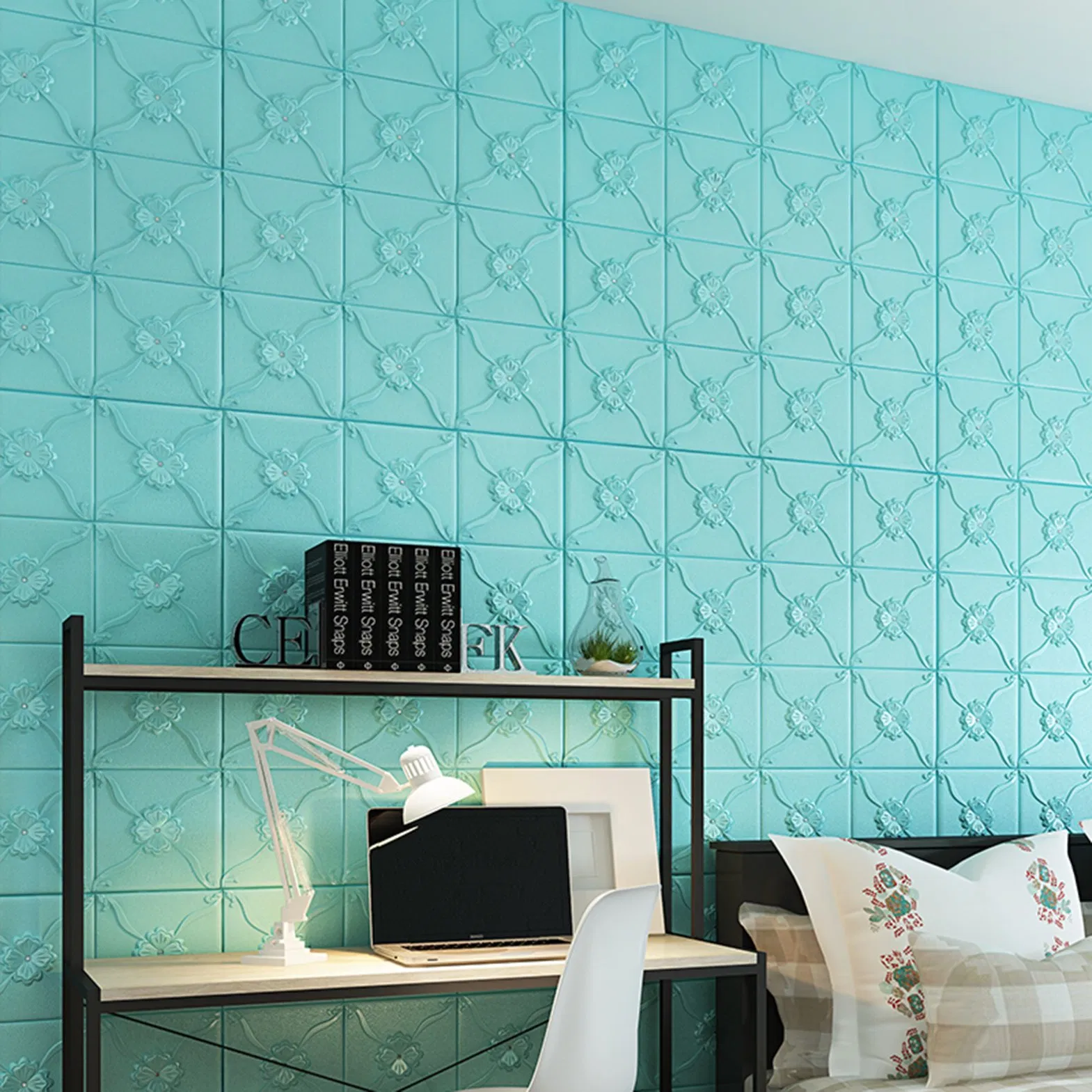Self-Adhesive Venado Design PE Foam Wall Stickers for Living Room