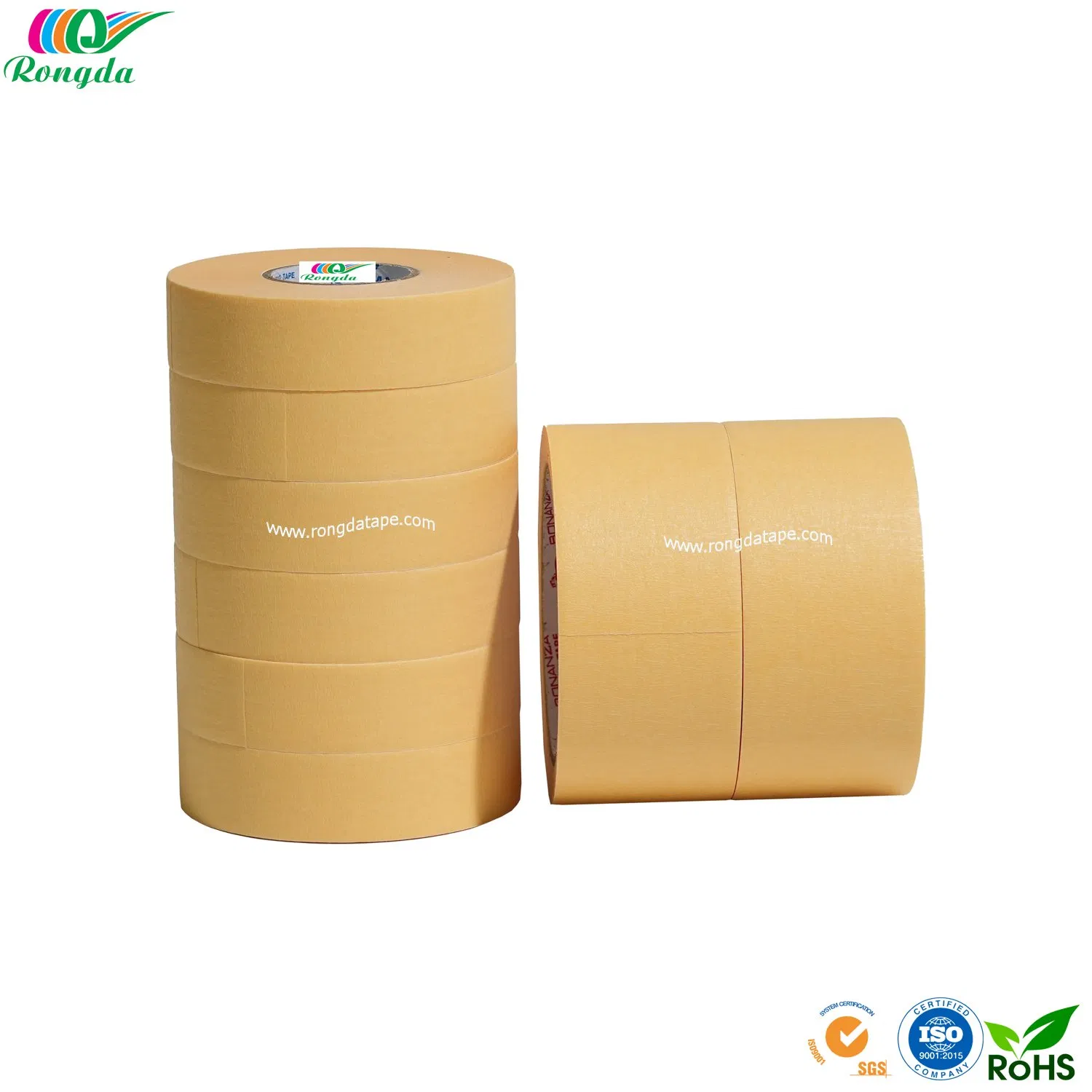 Painters Tape for Car Paint Yellow No Residue Automotive Masking Tape for Automotive Paint - Heat Resistant for Paint Booth