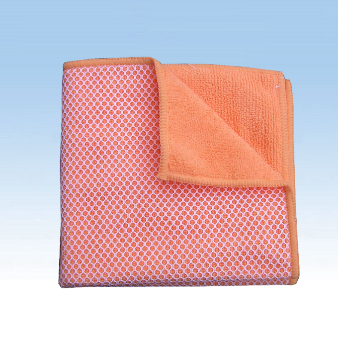 Covered PU Microfiber Cleaning Cloth (CN3600-2)