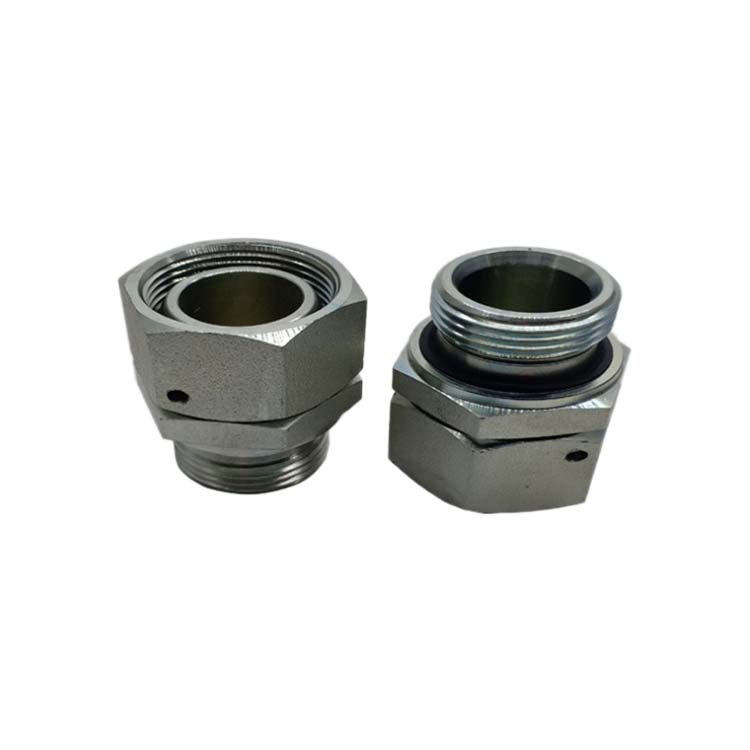 China Supplier Turning Carbon Steel Metric O-Ring Sealing Adapter