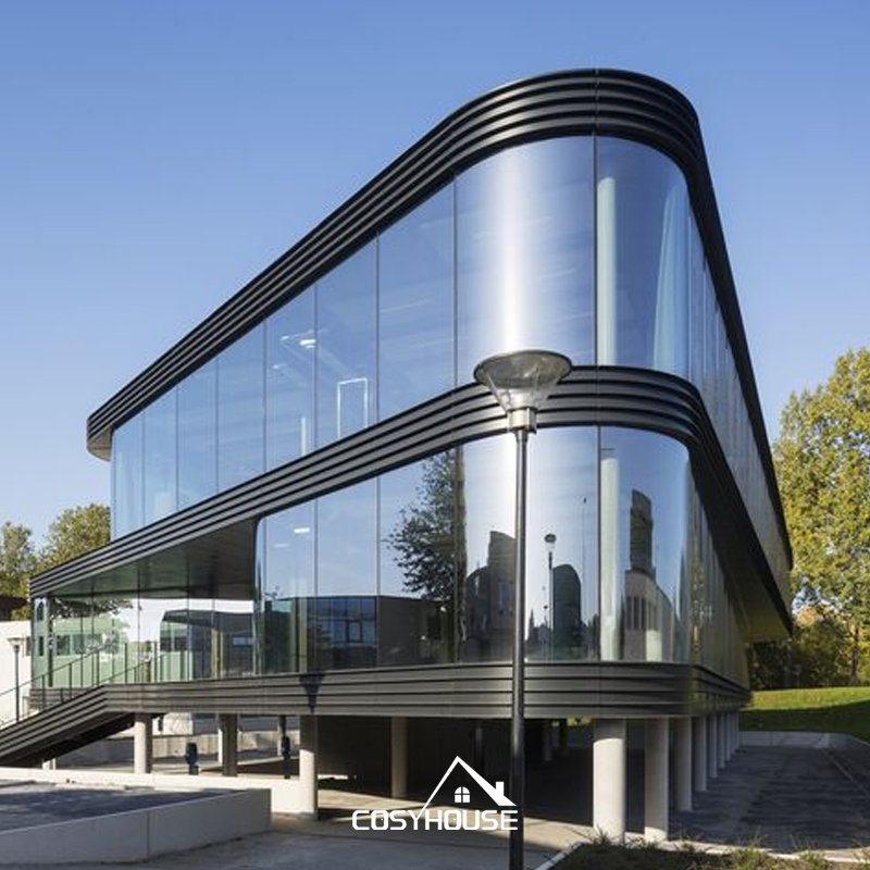 Glass Curtain Wall Facade Solution for Modern Commercial Architecture