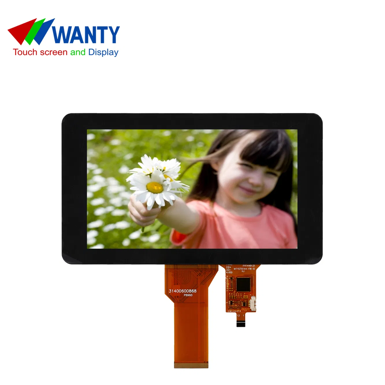 Industry 7′′ 800x480 RGB  Multi-Finger Capacitive Touch Panel Display