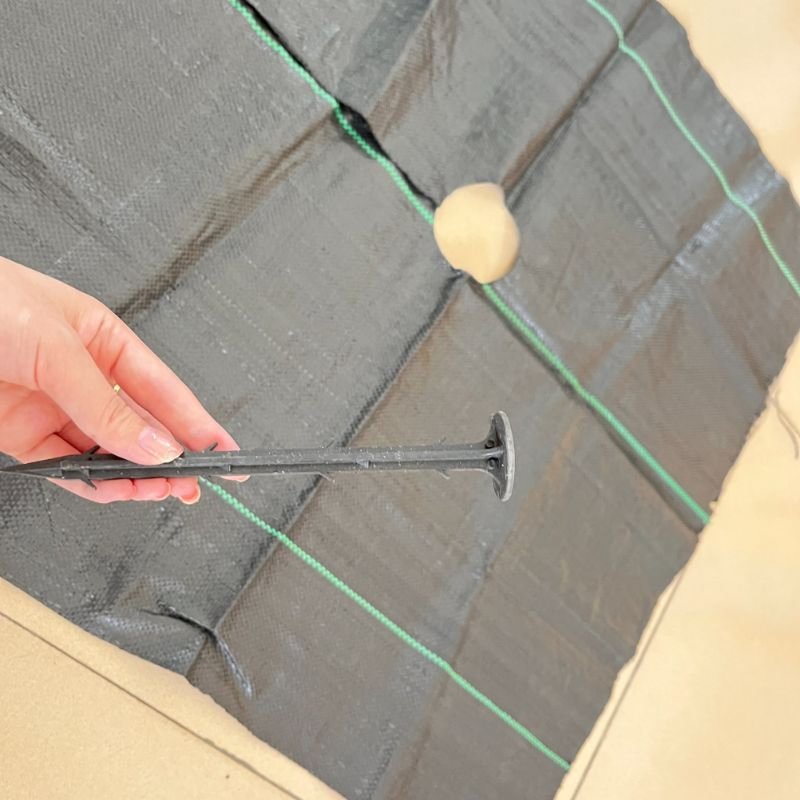 PE Black Agricultural Landscape Weed Barrier Control Mat for Garden