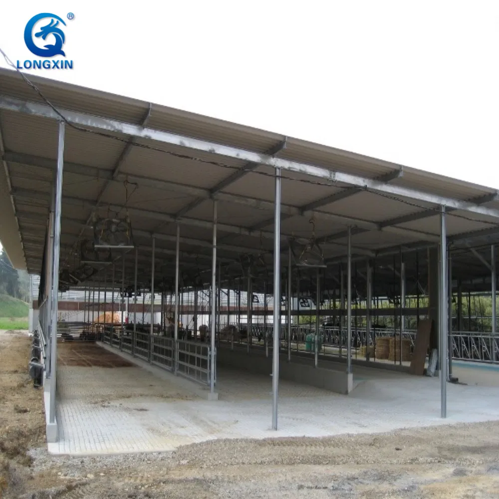 Economic Farm Barn Chicken Sheep Cattle Pig Horse Prefabricated Building Metal Workshop Factory Warehouse Steel Structure Farm Shed