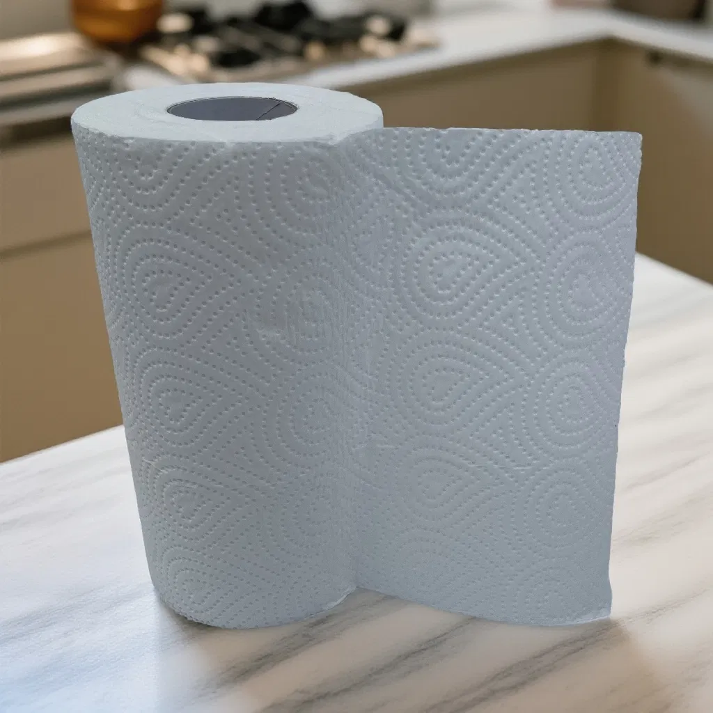 Premium Eco-Friendly Kitchen Tissue Paper Roll Virgin Wood Pulp Kitchen Towel Paper