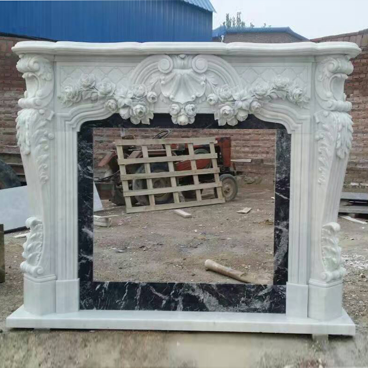 New Design Customized Marble Fireplace Mantel