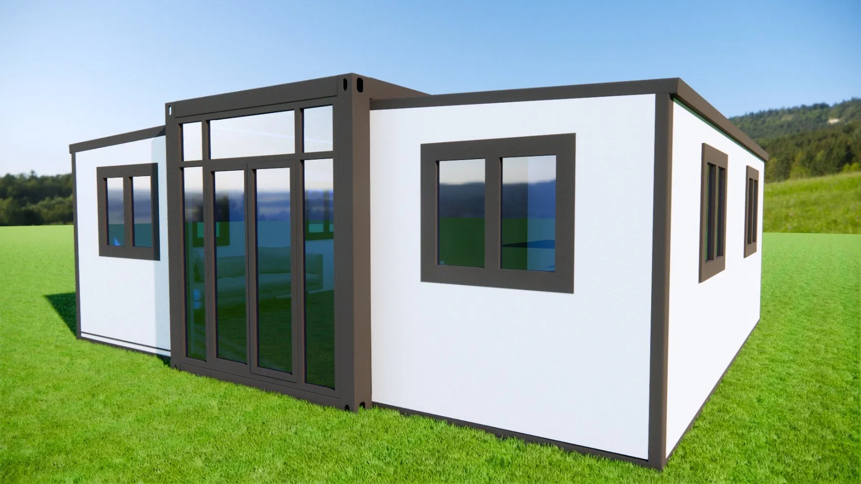 40FT 20FT Ready Made Houses Prefabricated Extendable Homes