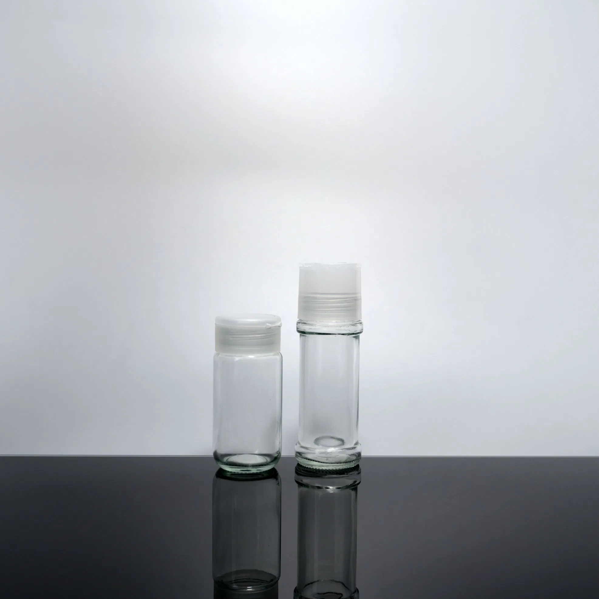 80ml Wholesale Portable Kitchen Tools Glass Sea Salt Pepper Grinder