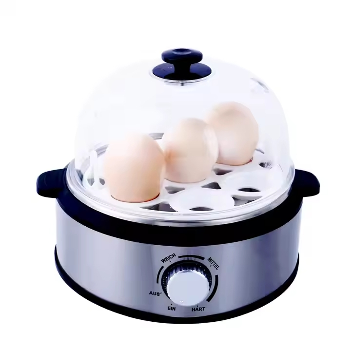 Household Electric Egg Boiler Portable Steam Egg Maker with Rotary Switch