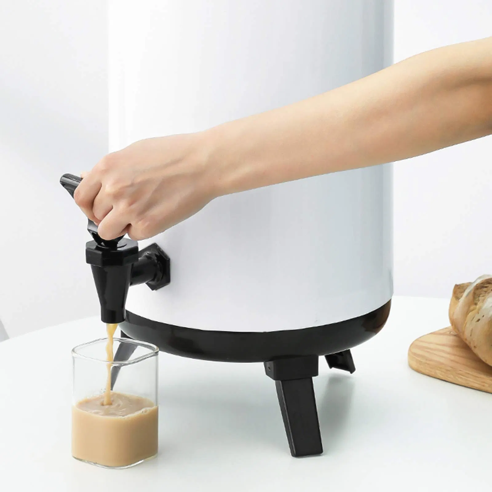 Hot and Cold 6L 8L 10L 12L Insulated Beverage Machine Milk Tea Barrel Coffee Milk Tea Barrel