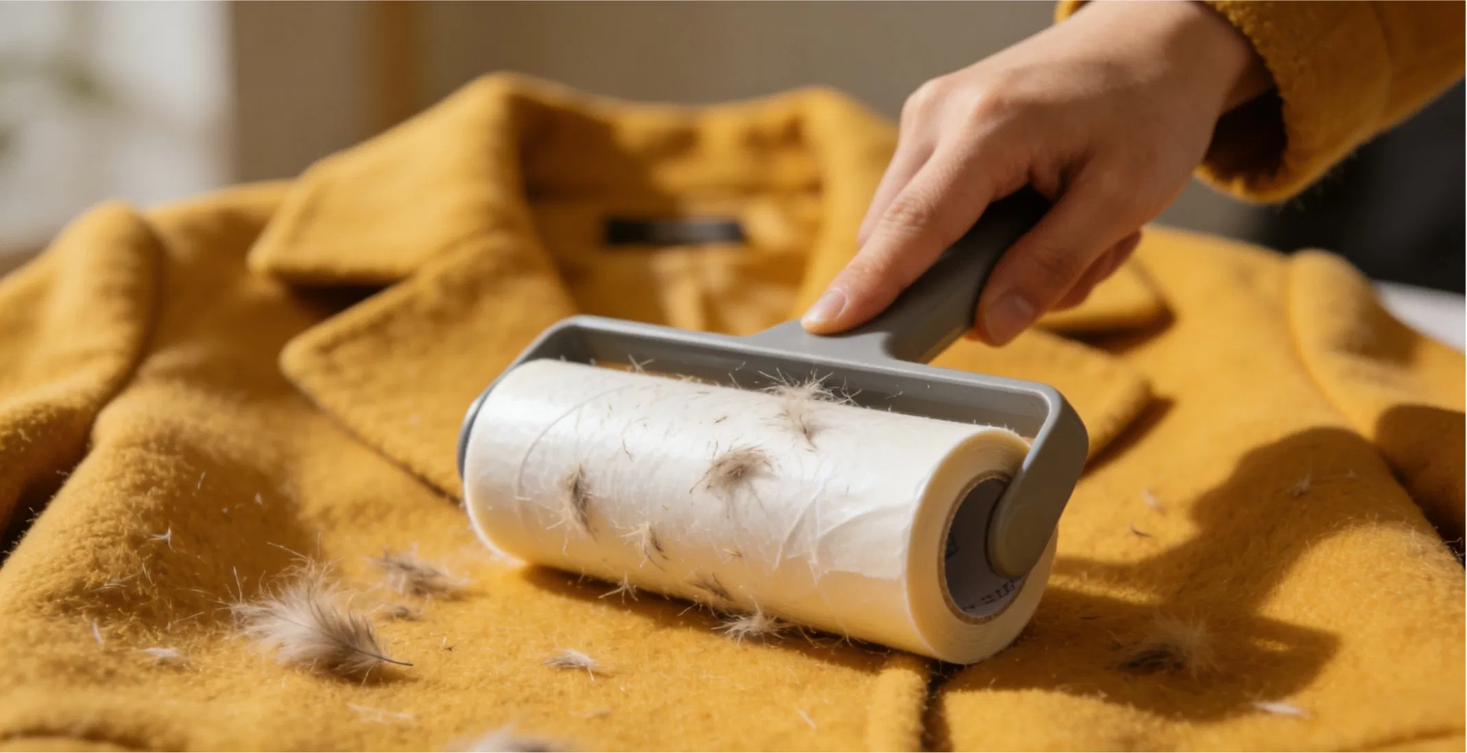 Lint Roller Refills - Extra Sticky Disposable Adhesive Rollers for Pet Hair, Dust & Lint Removal - Compatible with Standard Handles