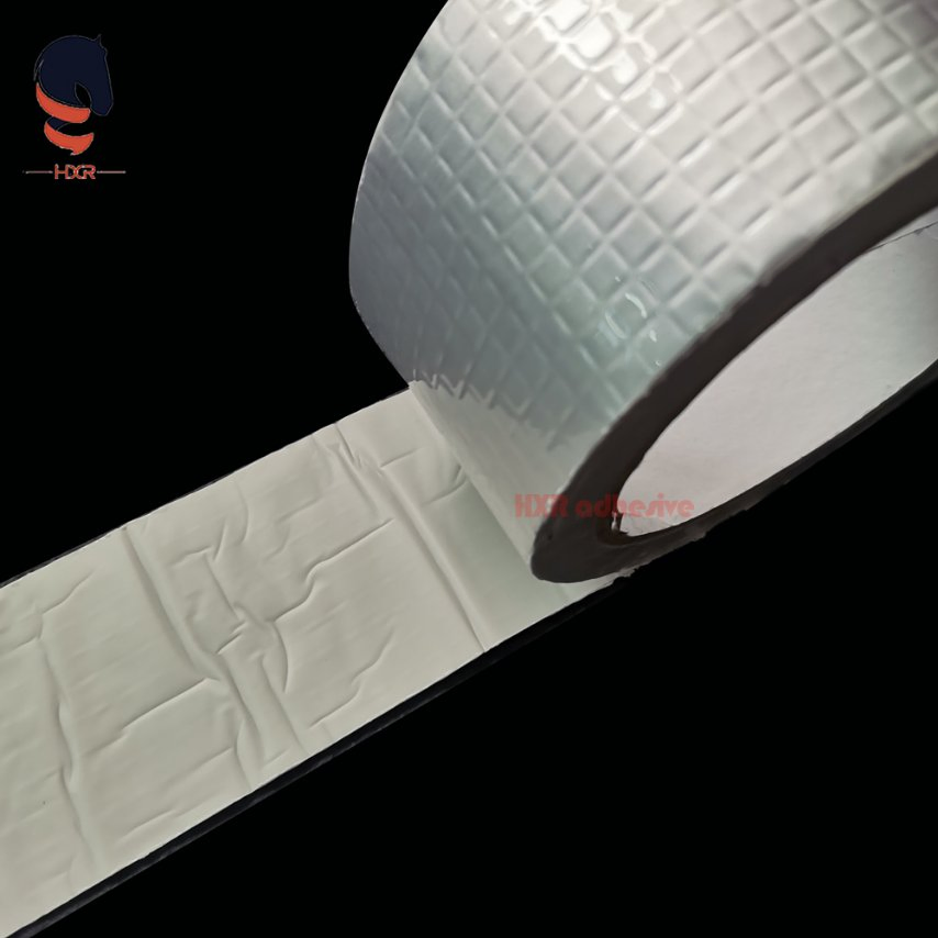 Wholesell Reinforced Waterproof Sealant Aluminum Foil Butyl Rubber Tape for Roof Pipe