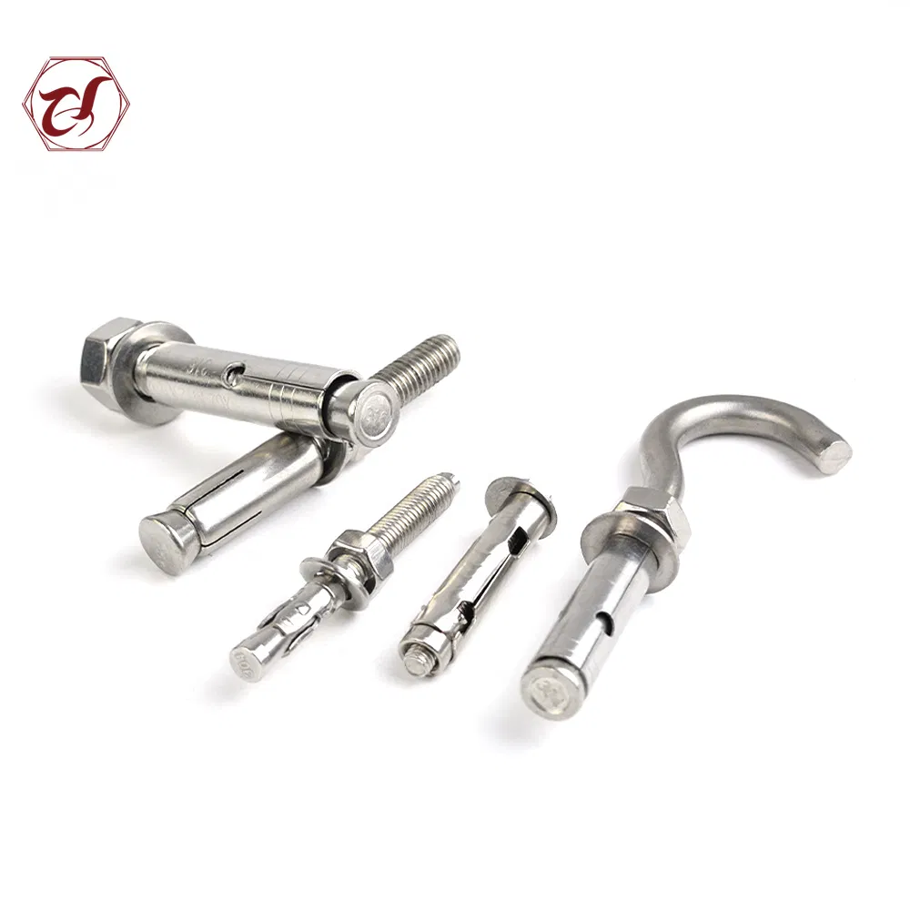 Wedge Anchor Stainless Steel 304 or 316 Through Wedge Bolt Anchor