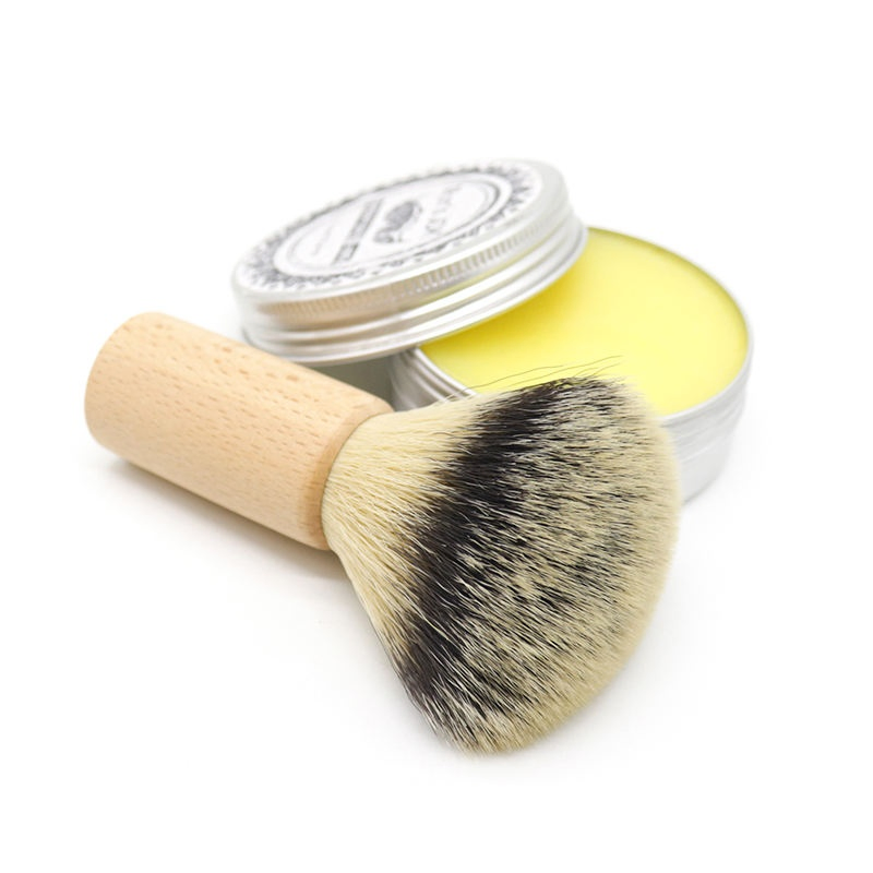 Wholesale Eco-Friendly Men's Beard Grooming Natural Bamboo Handle Barber Shaving Brush