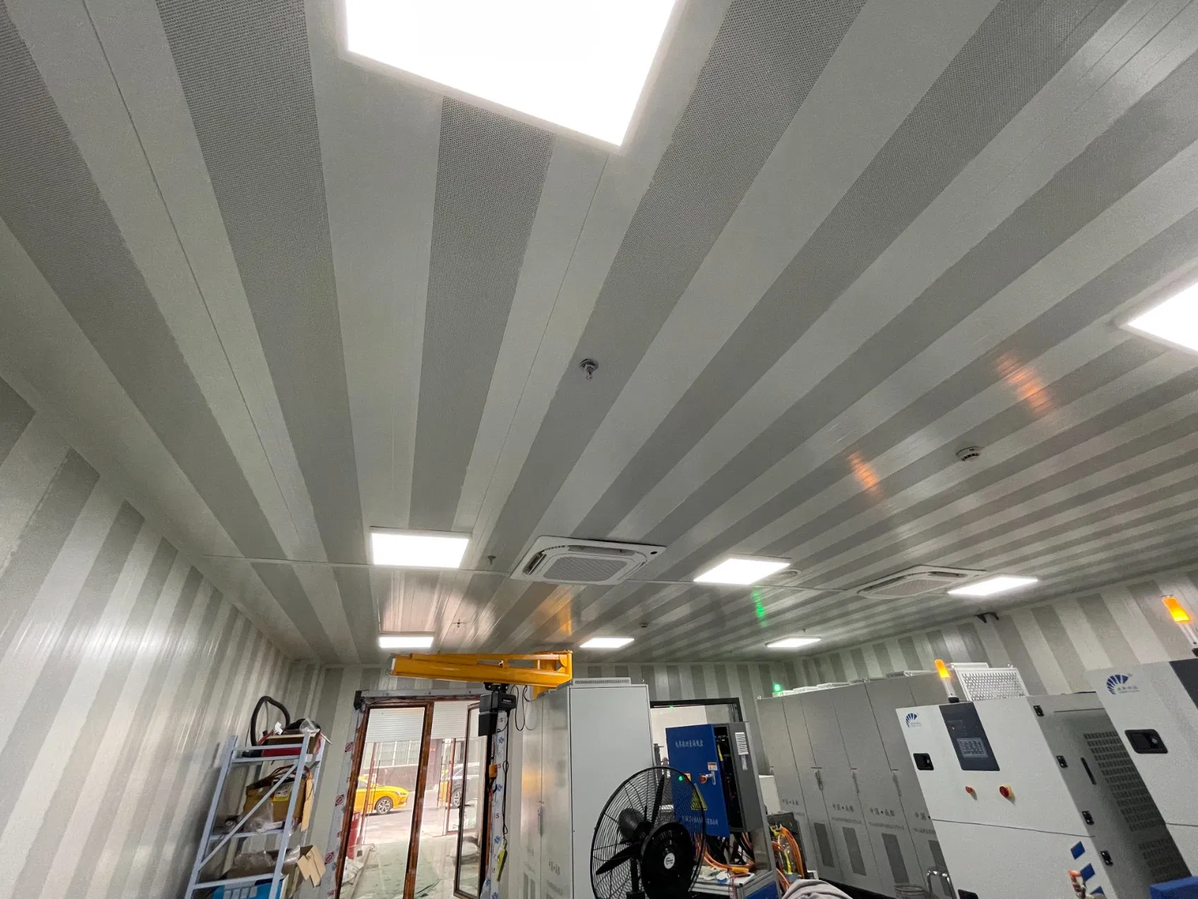 Soundproof Panel Green Building Material Rock-Wool Sound Absorbing Sandwich Panel for Machine Room Lab