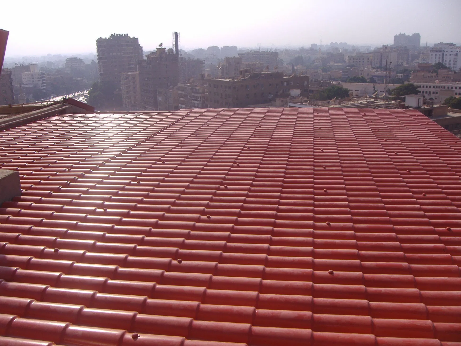 Anti-Aging Corrosion Resistance Fireproof Heat Insulation ASA Coatd UPVC Synthetic Resin Roofing Tile