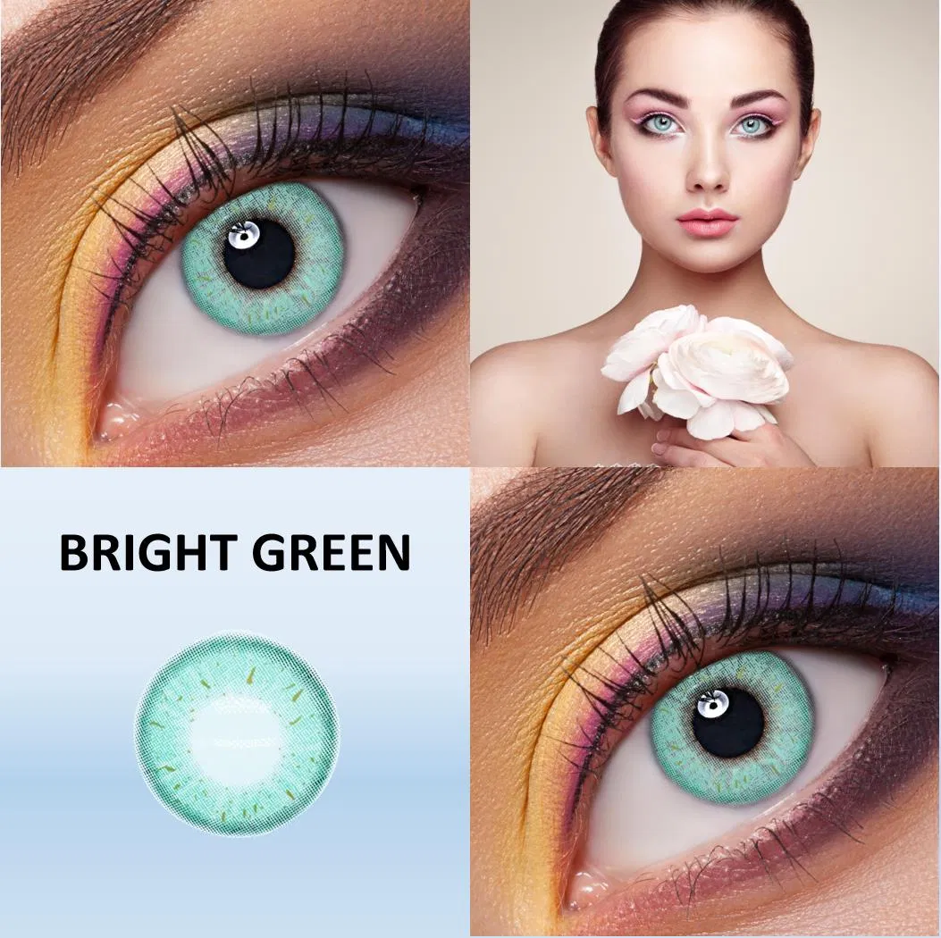 14.2mm Natural Color Contact Lens Single Color Contact Lens Yearly Disposable Eye Contacts