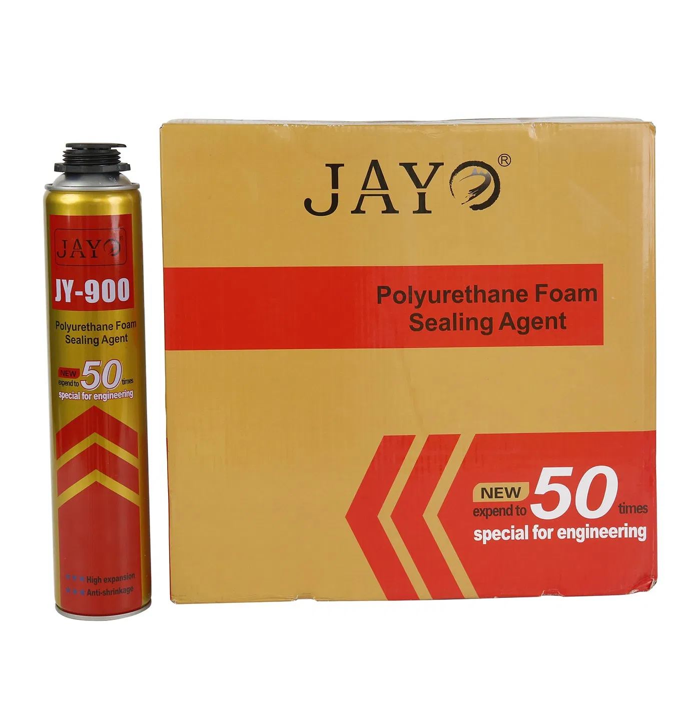 PU Foam Polyurethane Spray Isolation Adhesive for Windows Door Mounting Construction Expanding Foam