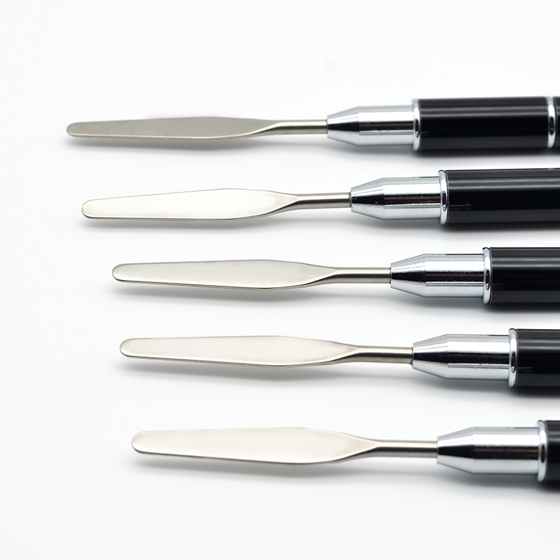 Guyo Dual Ended Nail Art Brush Nail Spatula Brush Nail Gel Brush