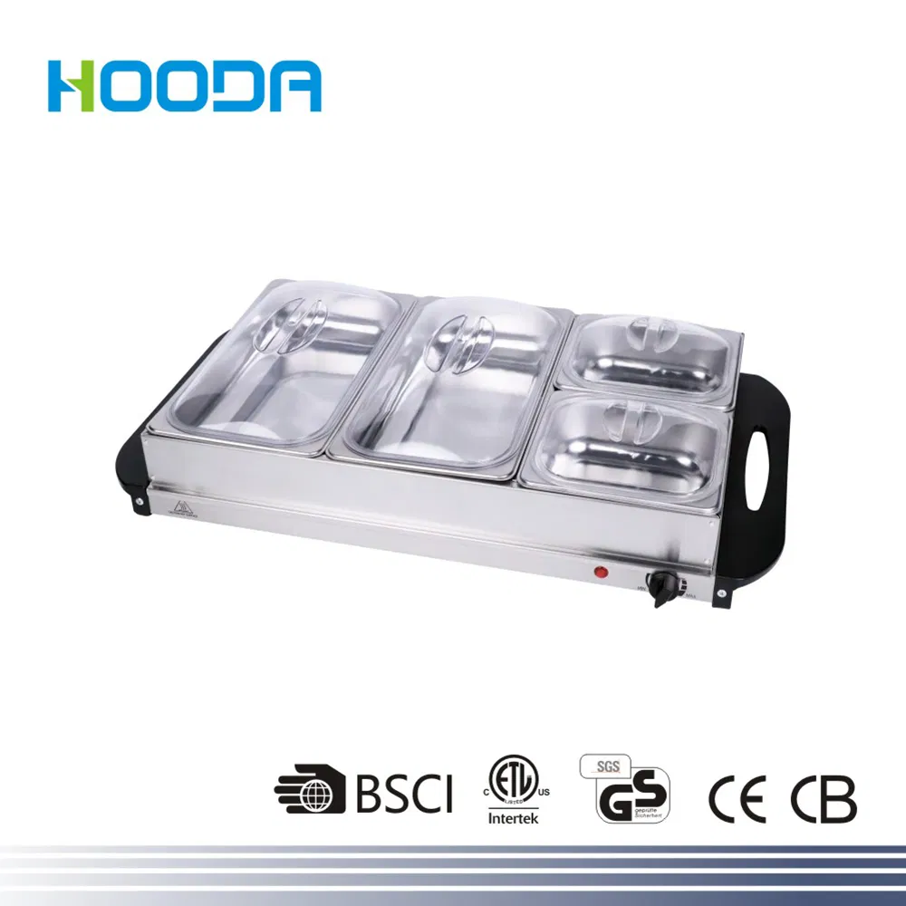 Stainless Steel Insulated Bathing Pool, Glass Cover, Insulation Table, Electric Heating, Commercial Fast Food Table, Meal Selling Table