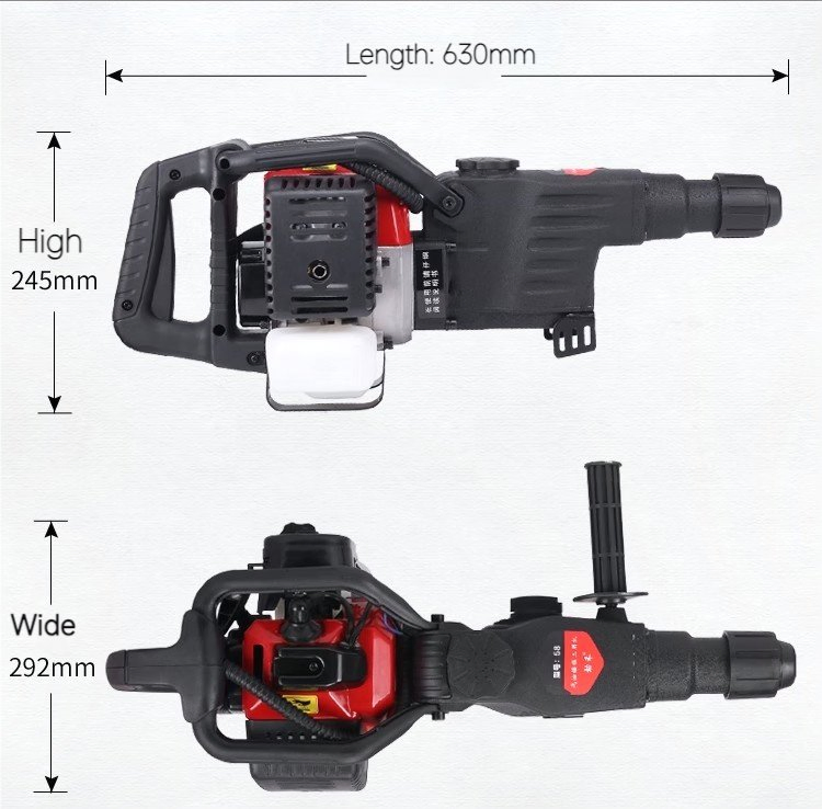 Бензиновый отбойный молоток GLGW 52cc