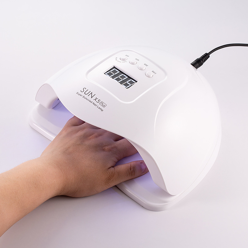 120W Cordless LED Nail Lamp High Quality Rechargeable UV Lamp for Nail Art Gel Polish Curing Customizable Logo for Salon Home Use