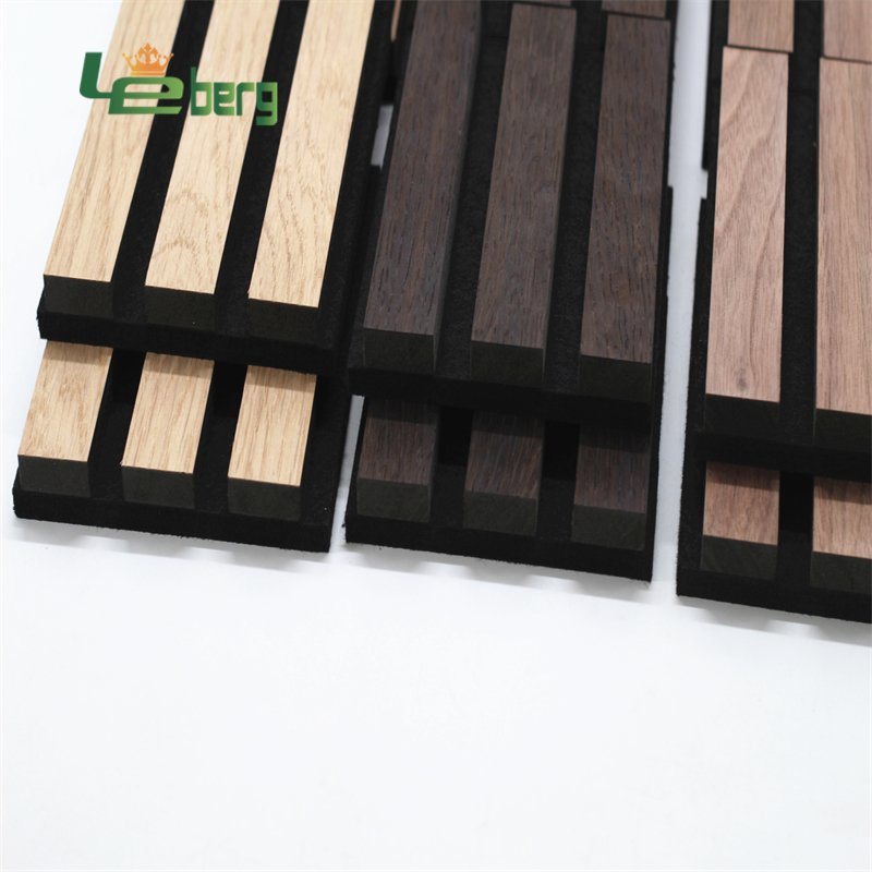 Acoustic Slat Panel Wood Panel Modern Interior Soundproof Decoration Acoustic Wall Panels