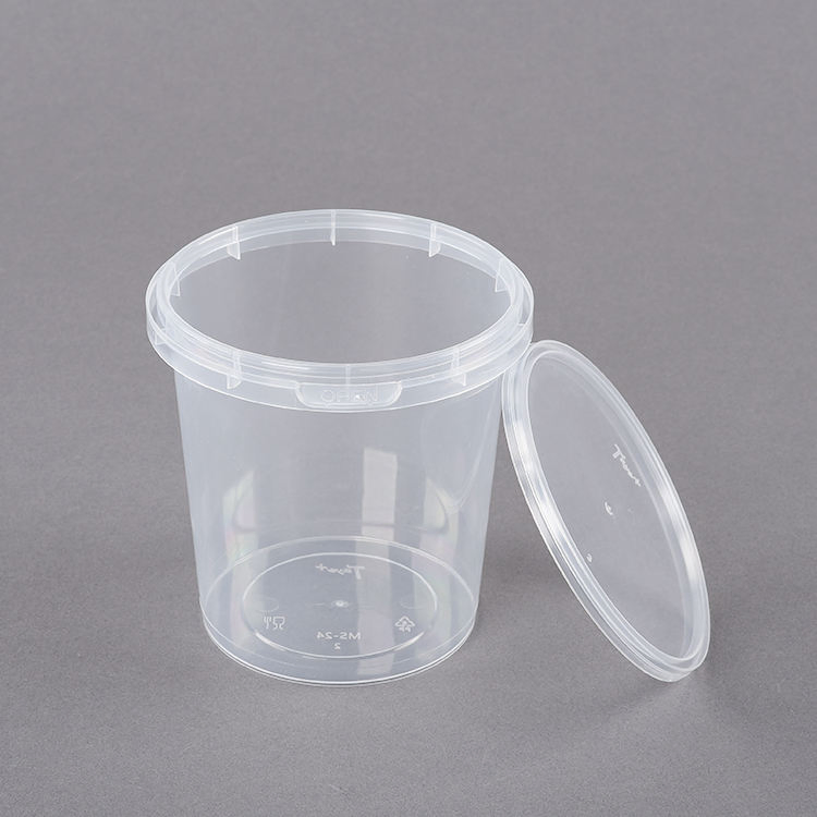 Microwave Disposable Deli Bowl Takeaway Hot Soup Restaurant Plastic Food Containers