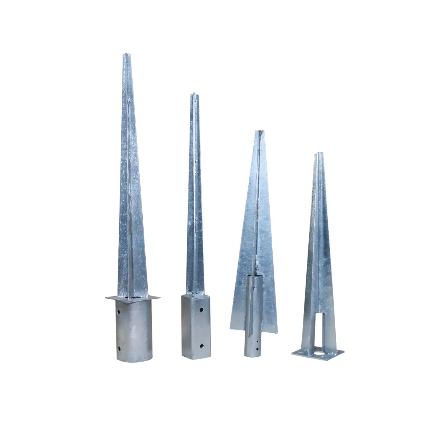 Metal Adjustable Anchor Ground Screw Fence Post Spike