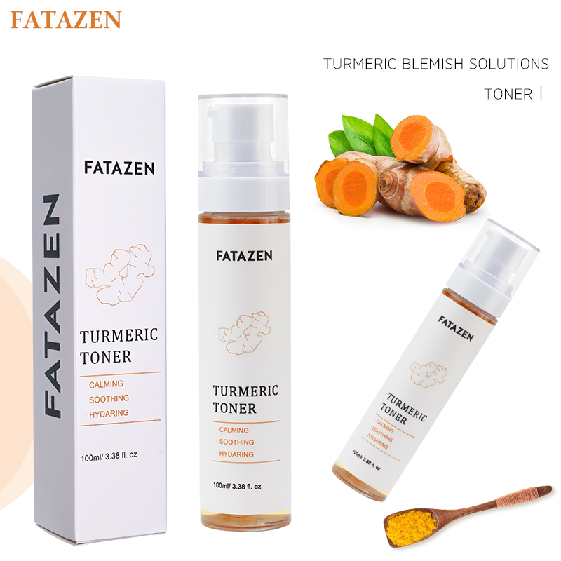Natural Organic Turmeric Whitening Mild Non-Irritating Spray Deep Hydrating Face Toner