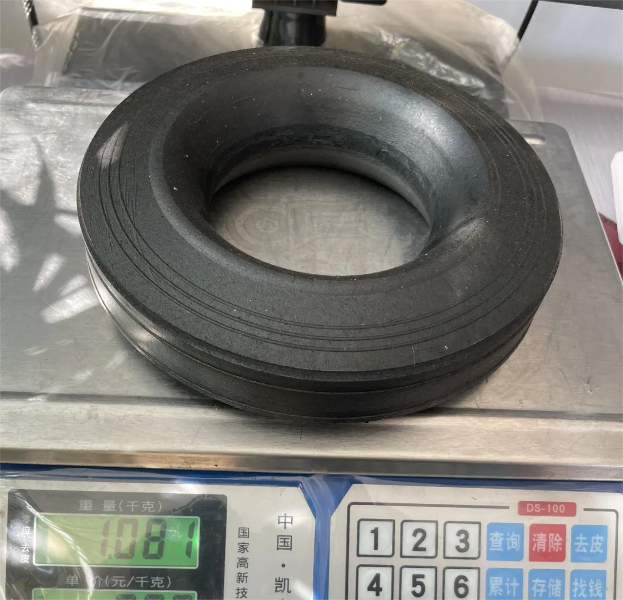 Rubbish Bin Solid Rubber Wheel Solid Wheel with Outer Diameter 185mm