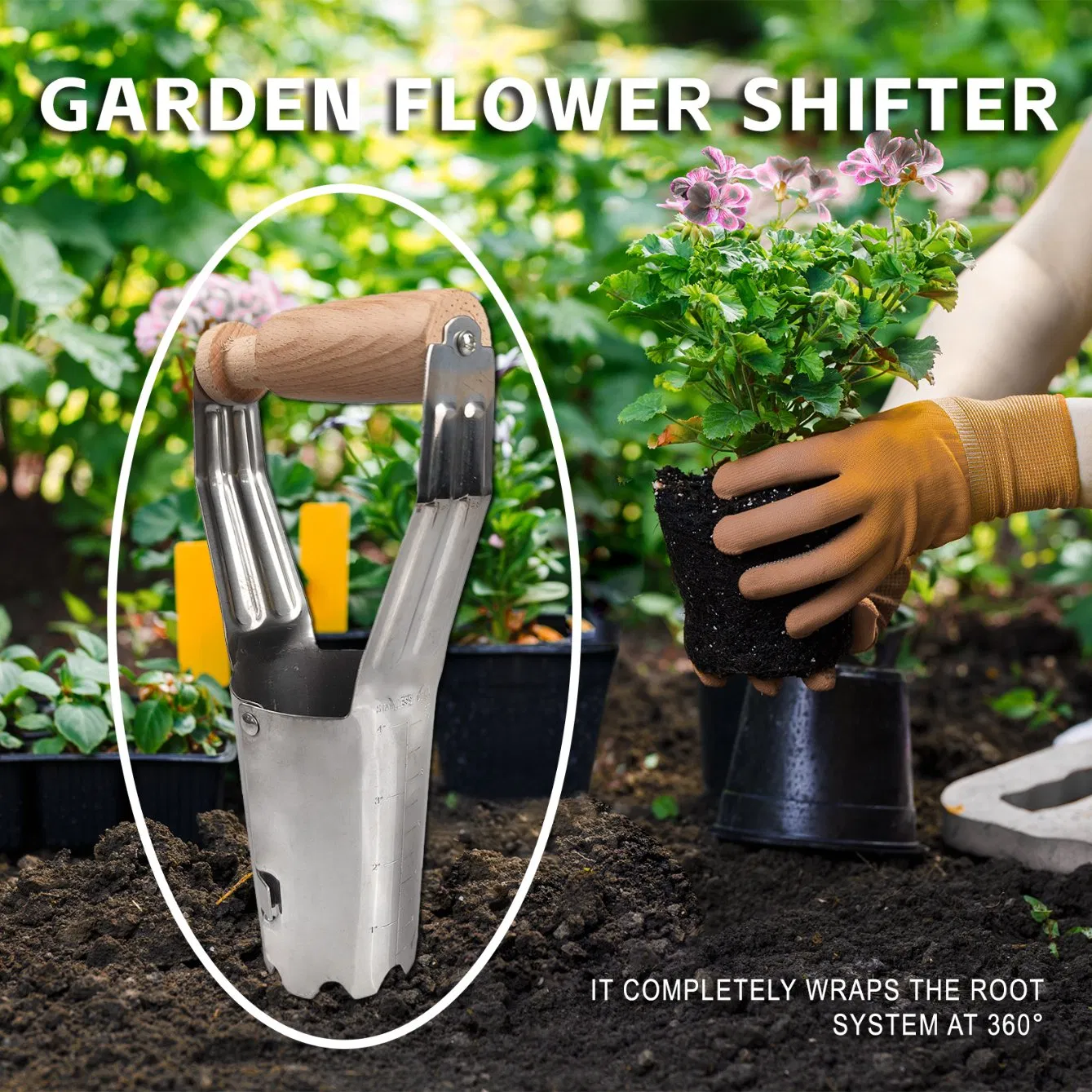 Tools Bulb Planter Garden Steel Bulb Planter Tool for Planting Bulbs