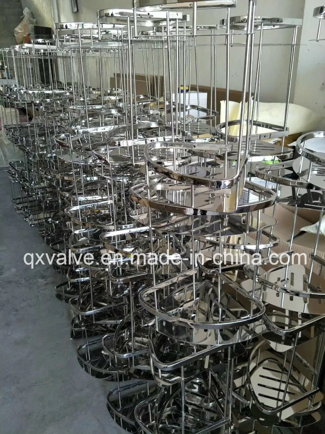 Steel Bathroom Shelf Custom-Made with Single, Double and Triple Choose