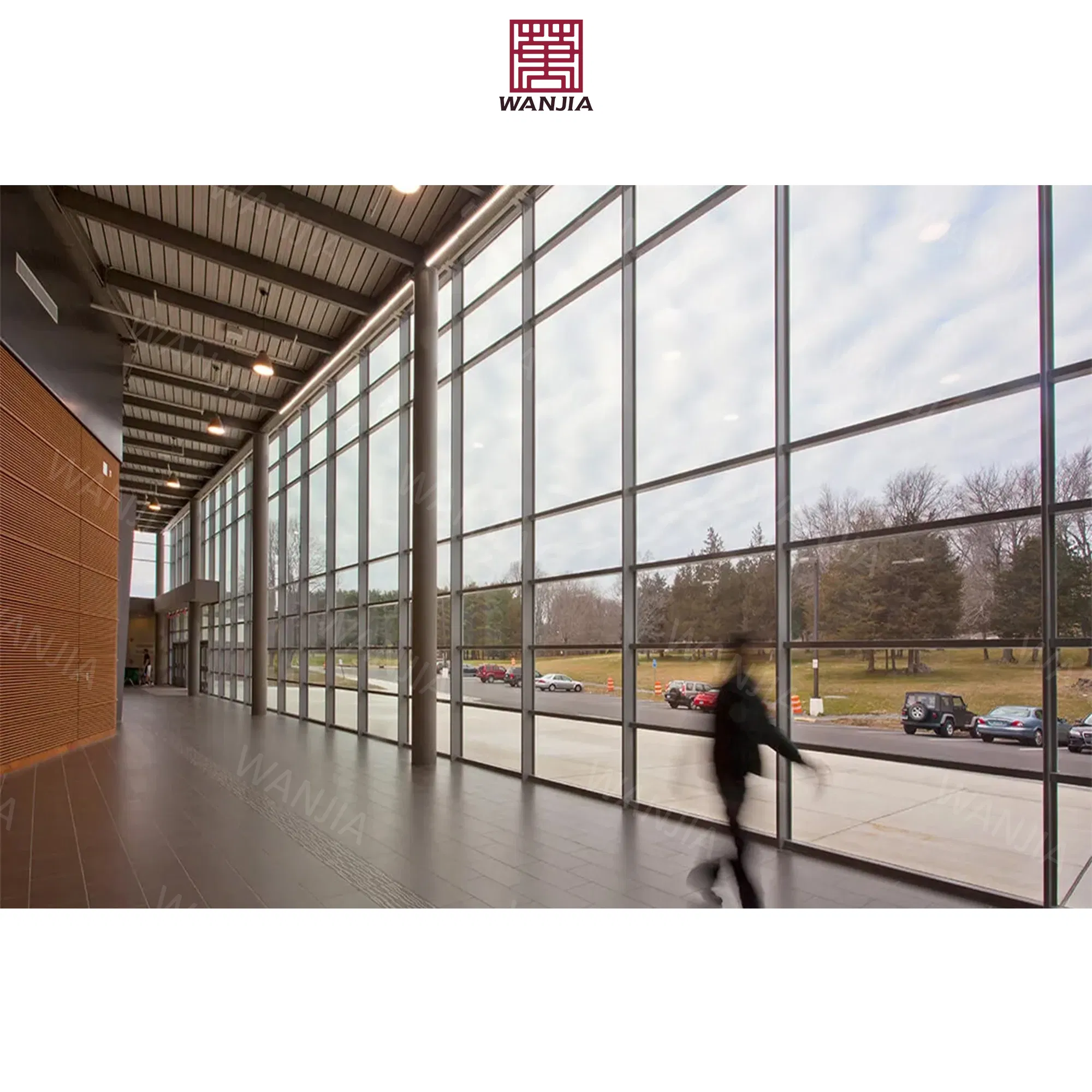 High Quality Building Double Skin Facade Glass Wall Aluminum Exterior Curtain Wall