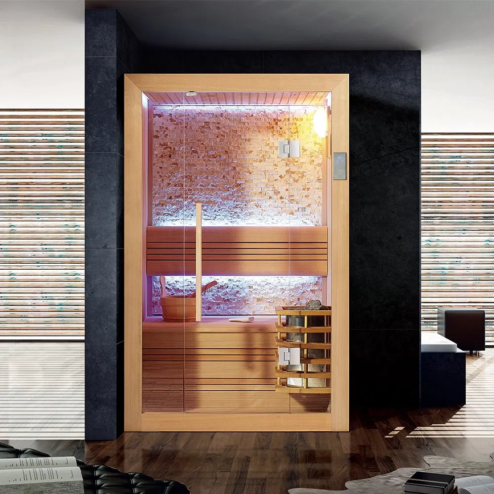 Сухая сауна из канадского хемлока с парогенератором