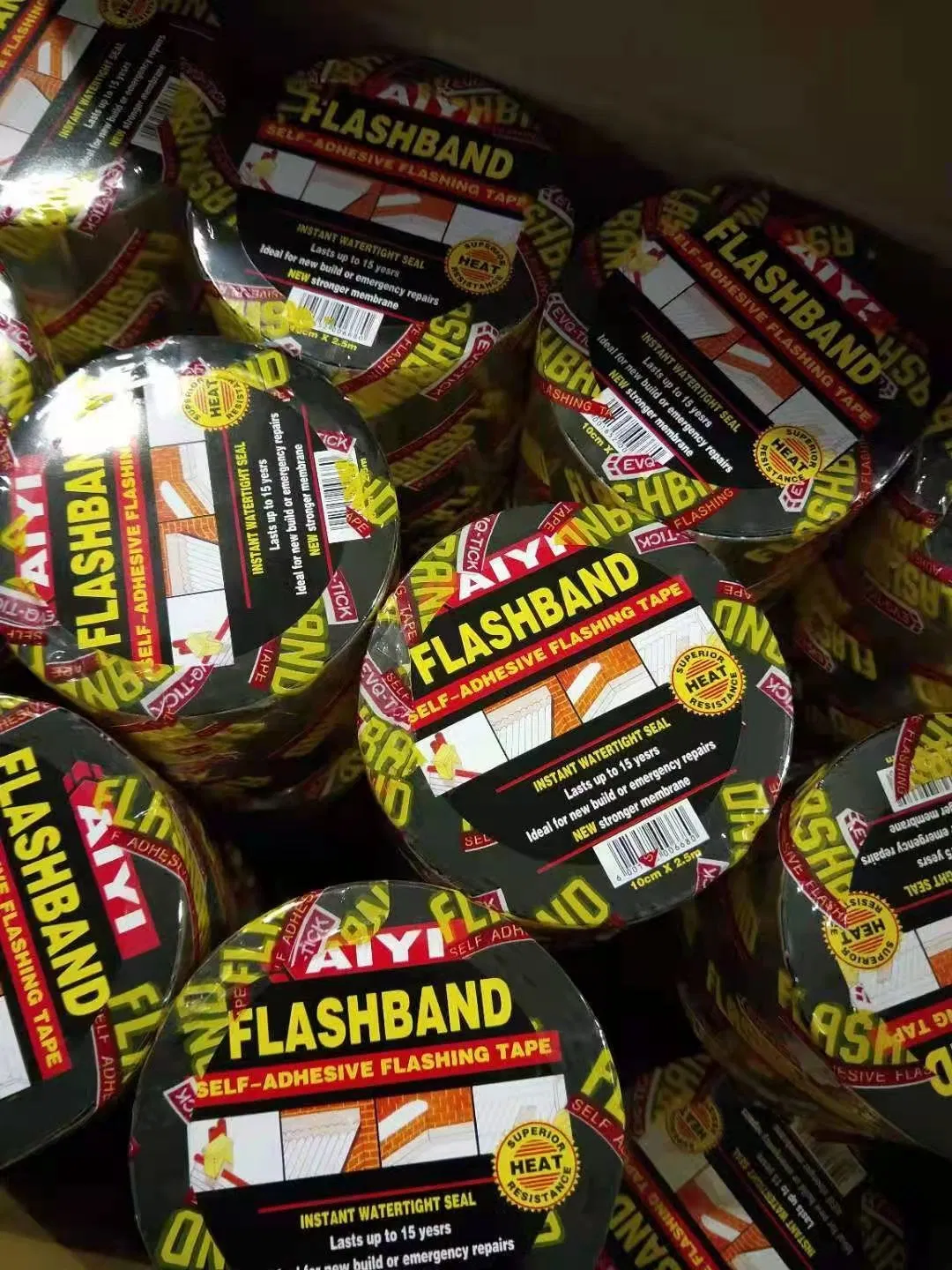 Aluminum Foil Surface Self Adhesive Bitumen Waterproof Sealing Tape