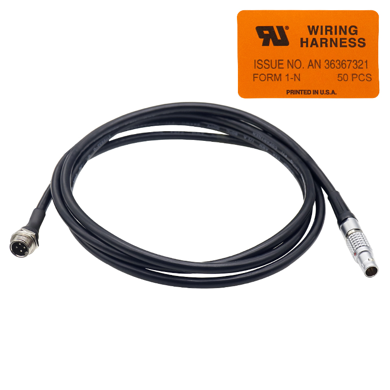 Кабель M12 8p8c Female - RJ45 0.3м CAT6A