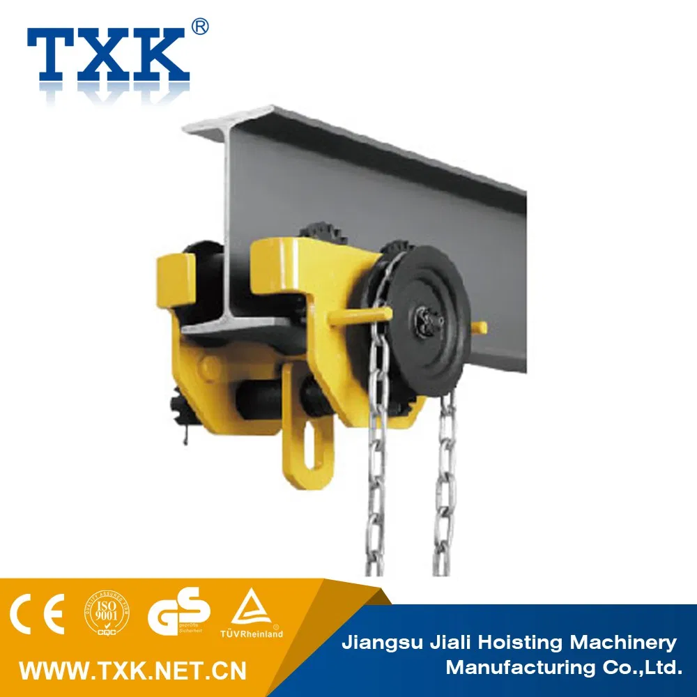 Monorail Beam Manual Trolley for Electric Chain Hoist