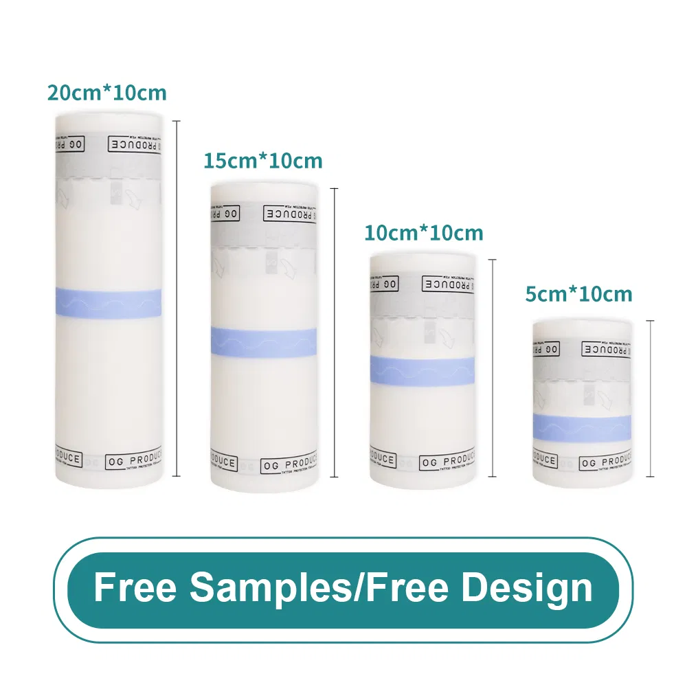 OEM Tattoo Care Transparent Waterproof Bandage for Tattoo Aftercare Help to Protection Film Prevent Wound Bacterial Infection