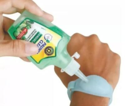 Hand Sanitizer Silicone Wristband Bracelet for Hand Washing Everywhere Wearable Bracelet