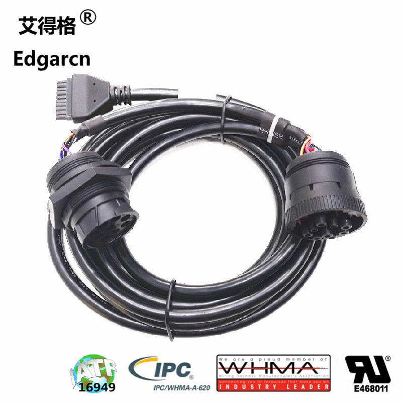 Premium Micro-Fit 3.0 to 9-Pin J1939 HD10 Wiring Harness