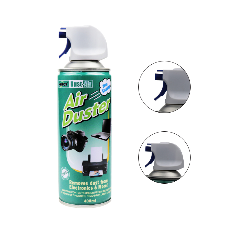 450ml Herios Aerosol Dust off Disposable Compressed Gas Air Duster Spray