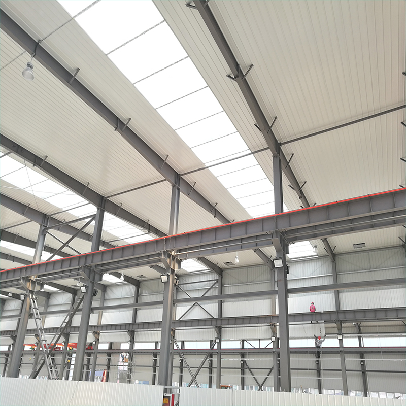 Qingdao Factory Prefabricated Frame Construction Steel Structure Shop Shed Workshop
