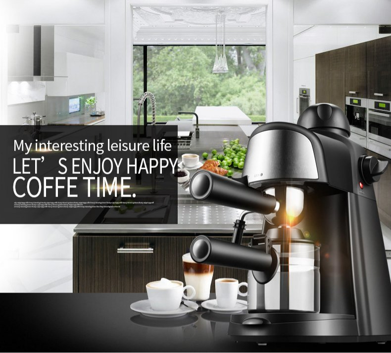 Italian Automatic 5 Bar Coffee Machine Household Fancy Milk Bubble Coffee Maker